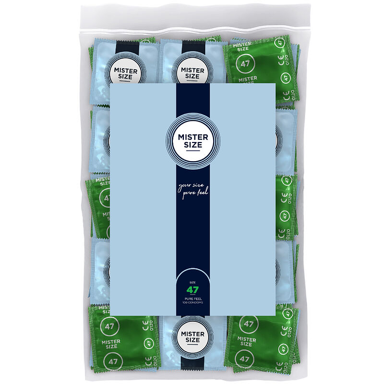MISTER SIZE - PRESERVATIVO TAMANHO XS 47 MM (100 UNIDADES) 1
