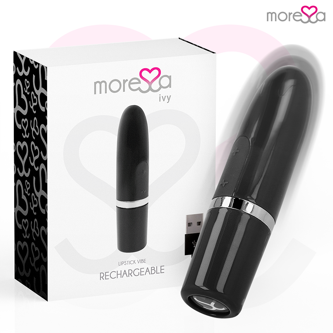 MORESSA - IVY VIBRADOR ESTIMULADOR VIAGEM PRETO 1