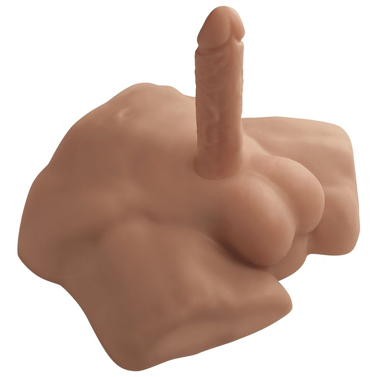 SILEXD - APOLLO S REALISTA MEIO TORSO MASCULINO CARAMELO 1