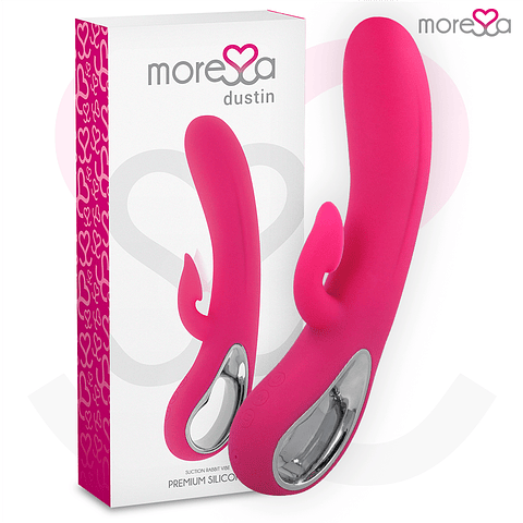 MORESSA - DUSTIN SUCÇÃO CLITÓRICA E VIBRAÇÃO PODEROSA SILICONE PREMIUM RECARREGÁVEL