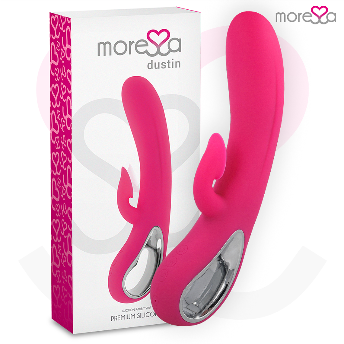 MORESSA - DUSTIN SUCÇÃO CLITÓRICA E VIBRAÇÃO PODEROSA SILICONE PREMIUM RECARREGÁVEL 1