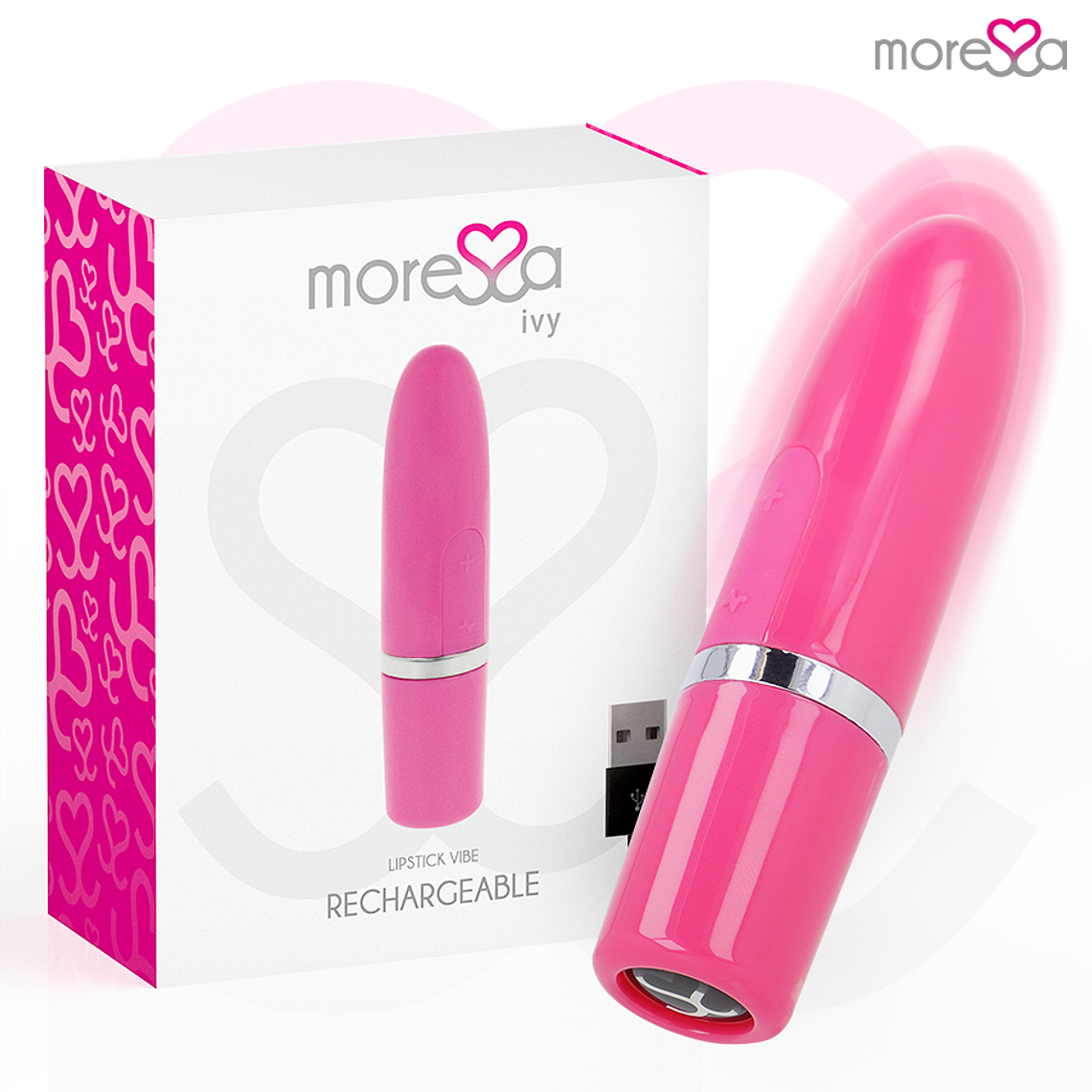 MORESSA - IVY VIBRADOR ESTIMULADOR VIAGEM ROSA 1