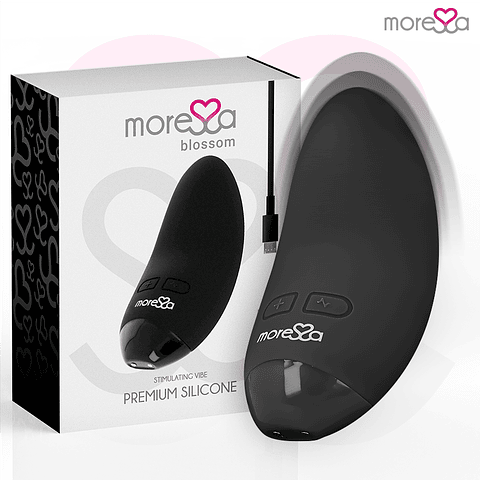 MORESSA - VIBRADOR BLOSSOM PRETO