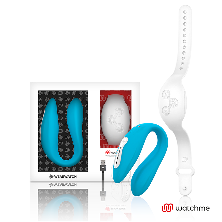 WEARWATCH - VIBRADOR DE TECNOLOGIA DUAL WATCHME INDIGO/NEVE 1