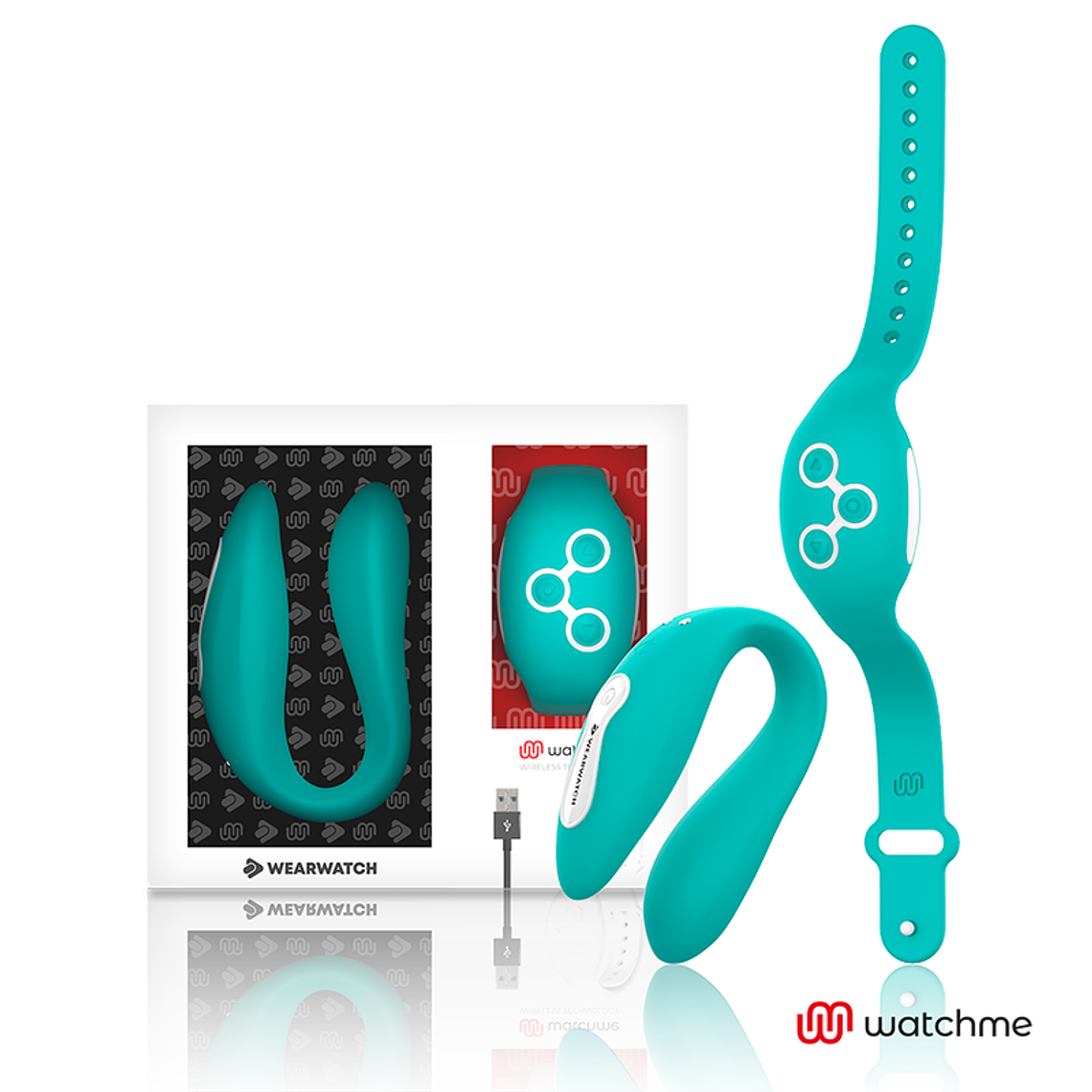 WEARWATCH - VIBRADOR DUAL TECHNOLOGY WATCHME VERDE CLARO 1