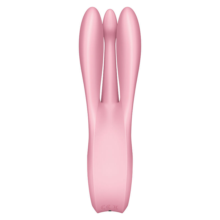 SATISFYER - VIBRADOR THREESOME 1 ROSA 1
