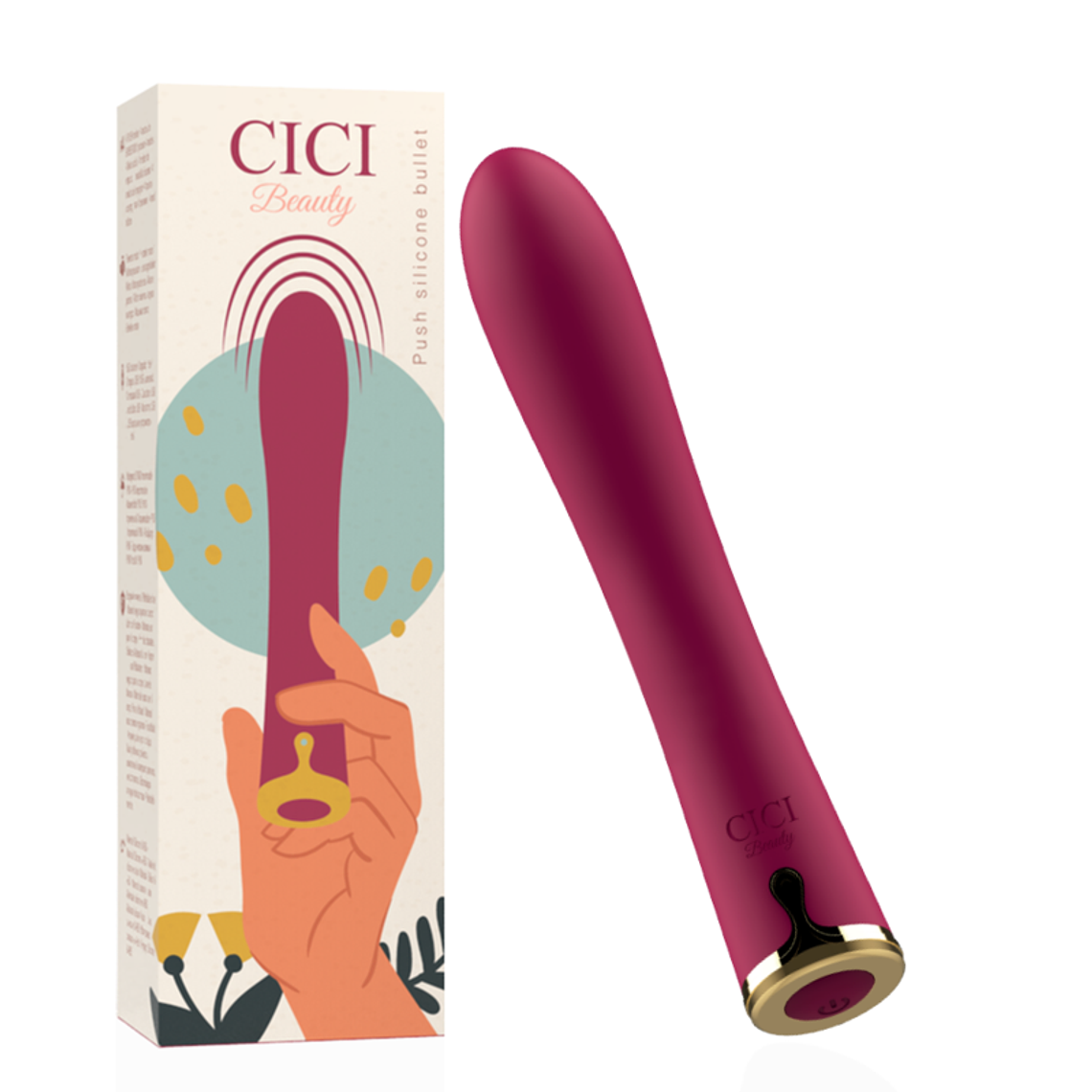CICI BEAUTY - PREMIUM SILICONE PUSH BULLET 1