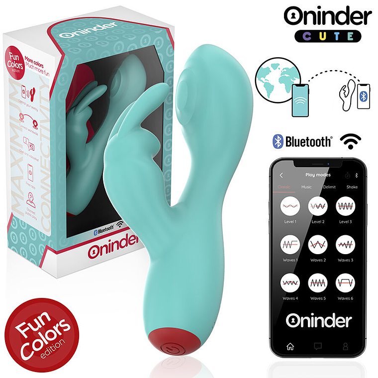 ONINDER CUTE - LOVE BUNNY VIBRADOR CLITÓRISMO PONTO G - APLICATIVO MUNDIAL GRATUITO 1