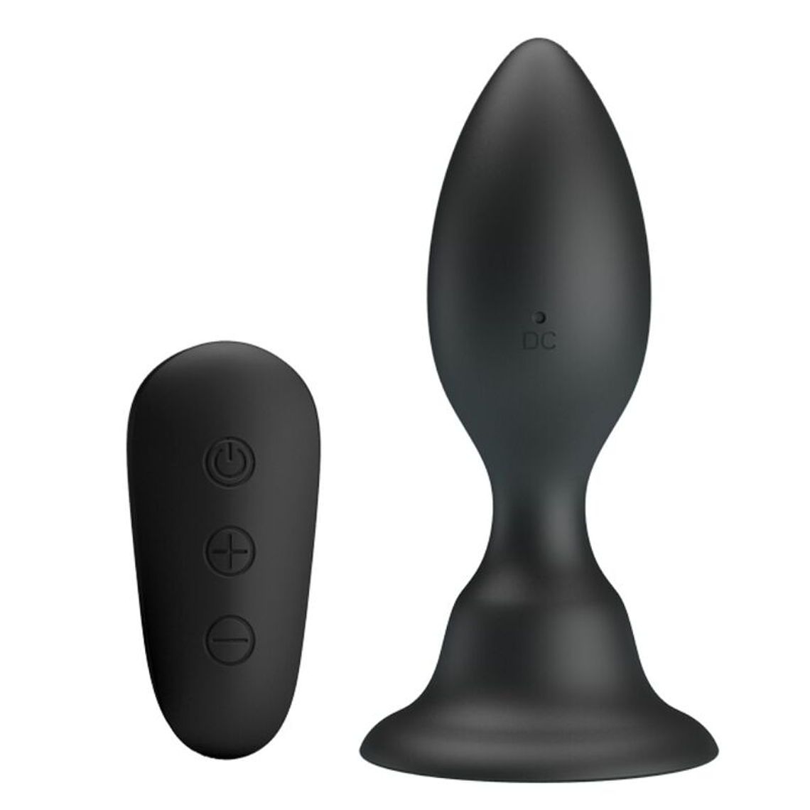 MR PLAY - PLUG ANAL COM CONTROLE REMOTO VIBRAO PRETO 1