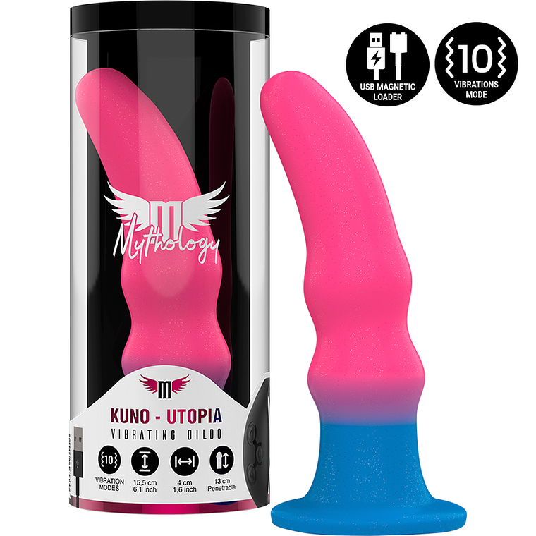 MYTHOLOGY - KUNO UTOPIA DILDO M - VIBRADOR COMPATÍVEL COM A TECNOLOGIA WATCHME WIRELESS 1