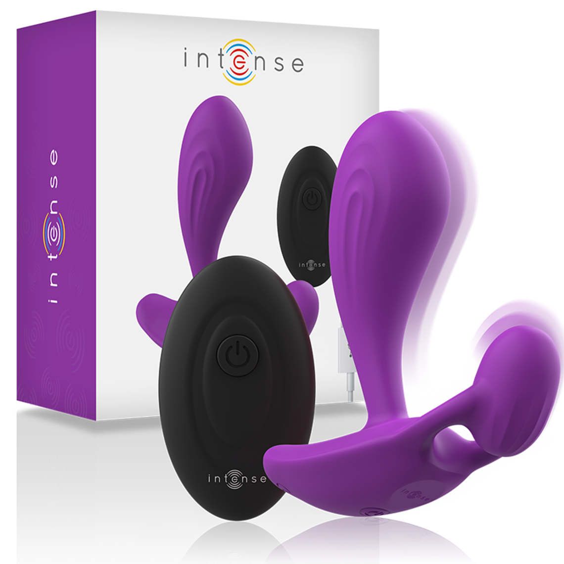 INTENSE - SHELLY PLUG ANAL CONTROLE REMOTO ROXO 1