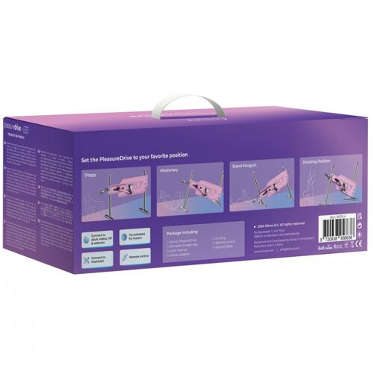 Máquina Sexual Automática Kiiroo PleasureDrive | 240 Movimentos/min Interativa 7