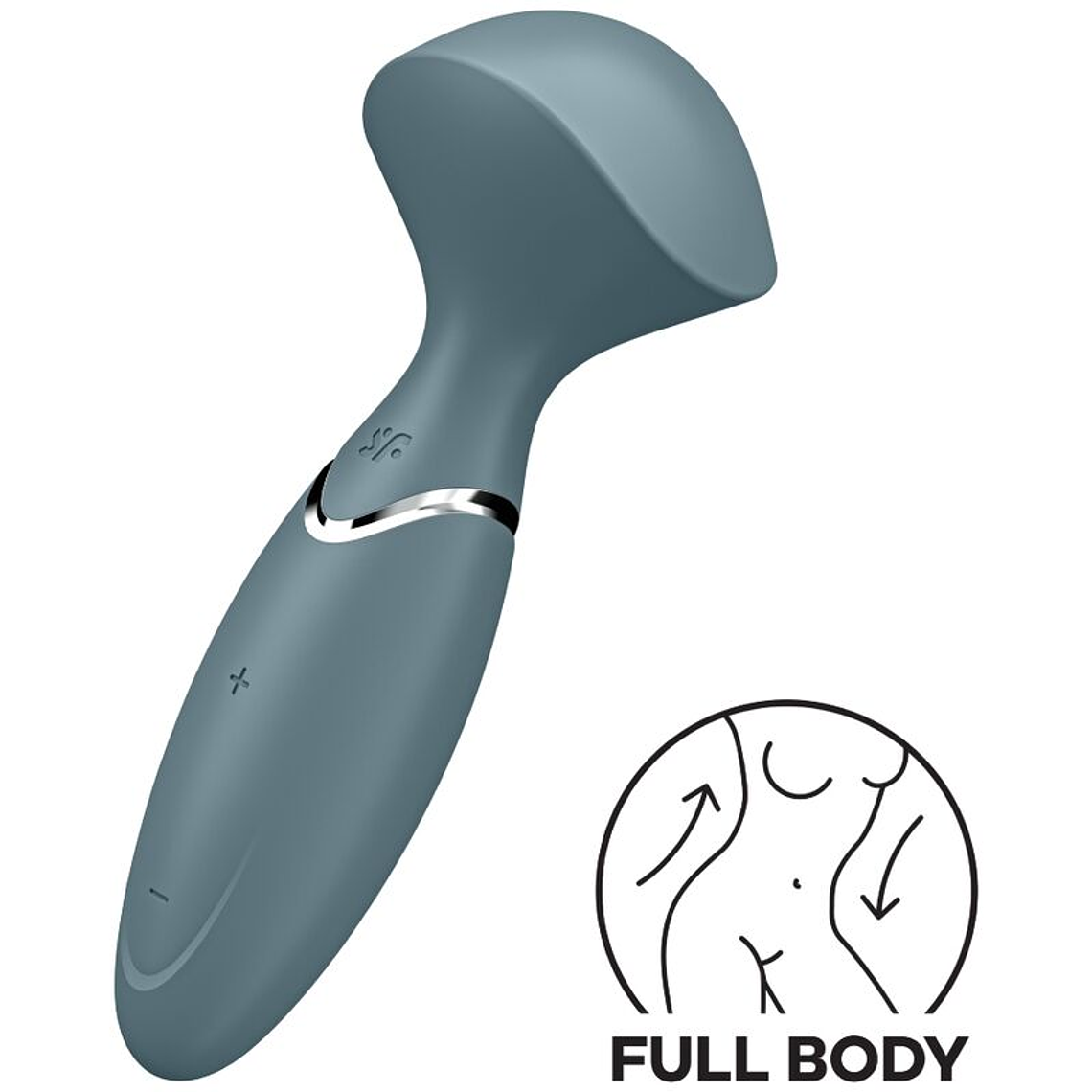 SATISFYER - MINI WOND-ER CINZA 1