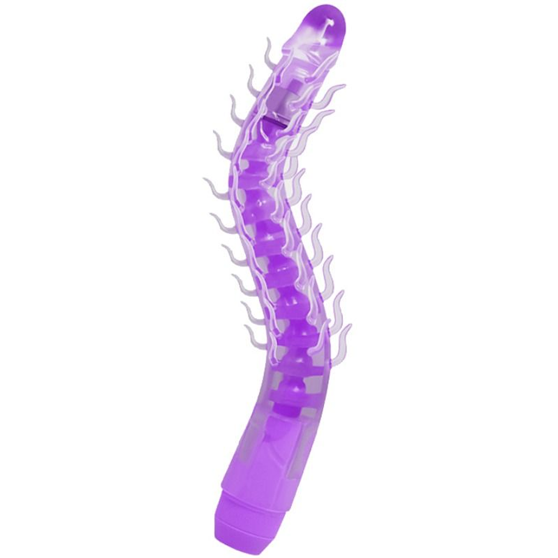 BAILE - FLEXI VIBE SENSUAL SPINE DILDO VIBRATÓRIO DOBRVEL LILAL 23.5 CM 1