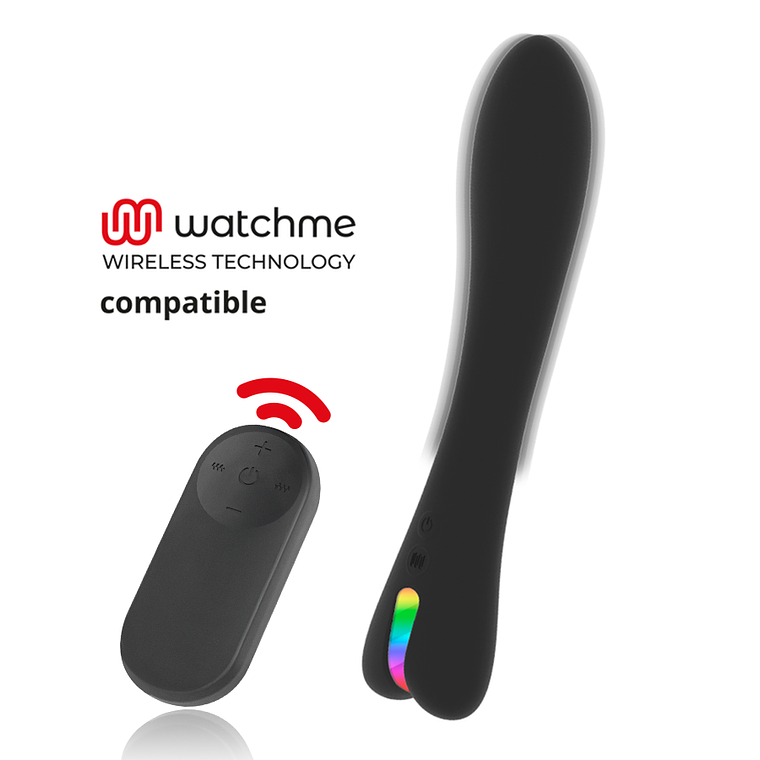 BRILLY GLAM - RYAN VIBRADOR + CONTROLO REMOTO WATCHME 1