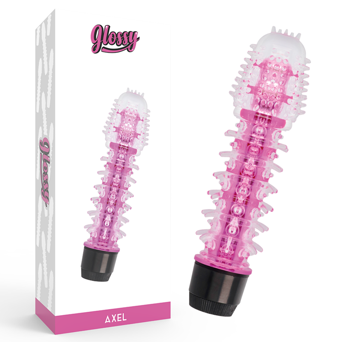 GLOSSY - VIBRADOR AXEL ROSA 1