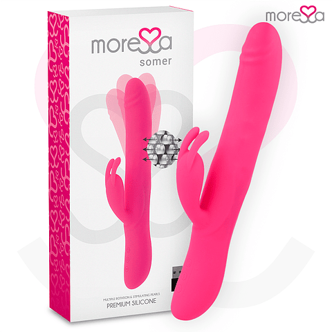 MORESSA - VIBRADOR PREMIUM SOMER COM ROTAO MÚLTIPLA