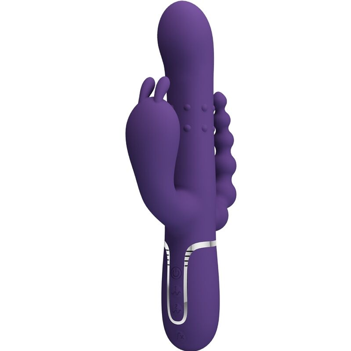 PRETTY LOVE - CAMMY TRIPLO VIBRADOR MULTIFUNÇÃO 4 EM 1 ROXO 1