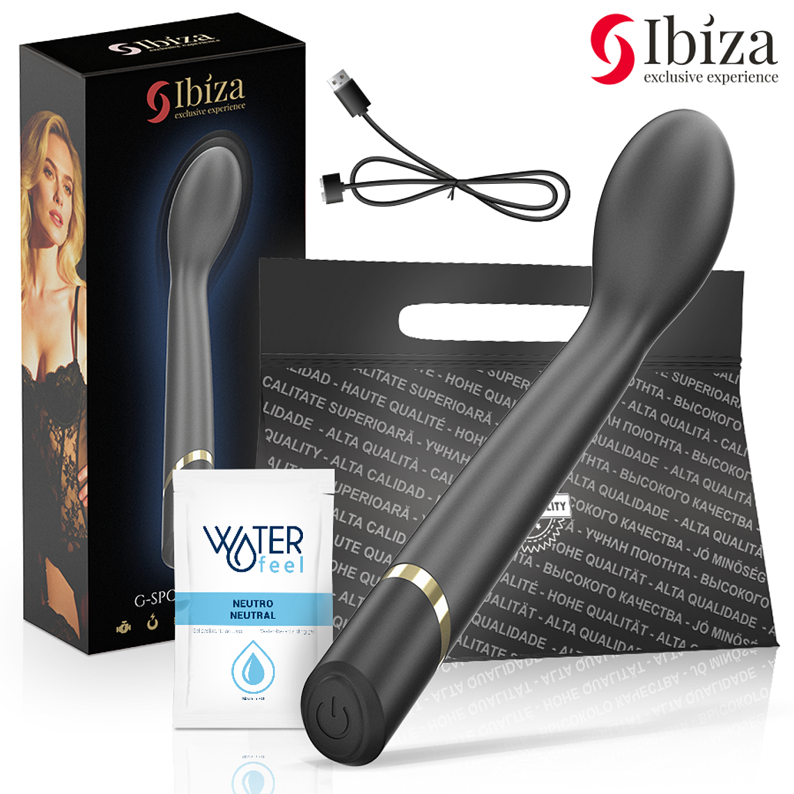 IBIZA - VIBRADOR DE PONTO G 10 VIBRAÇÕES RECARREGÁVEL 1