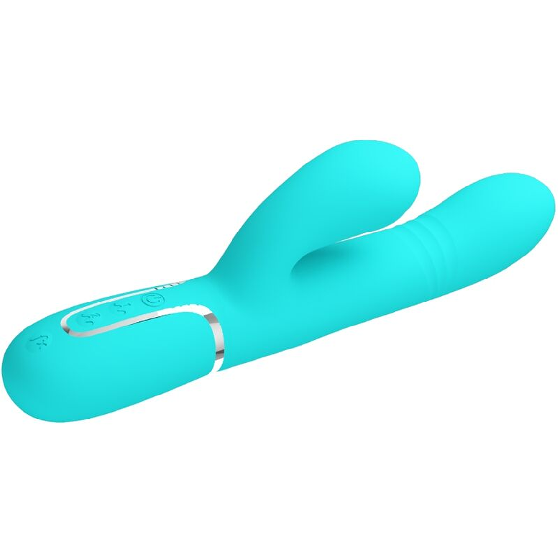 PRETTY LOVE - VIBRADOR MULTIFUNÇÃO G-SPOT AQUA VERDE 1
