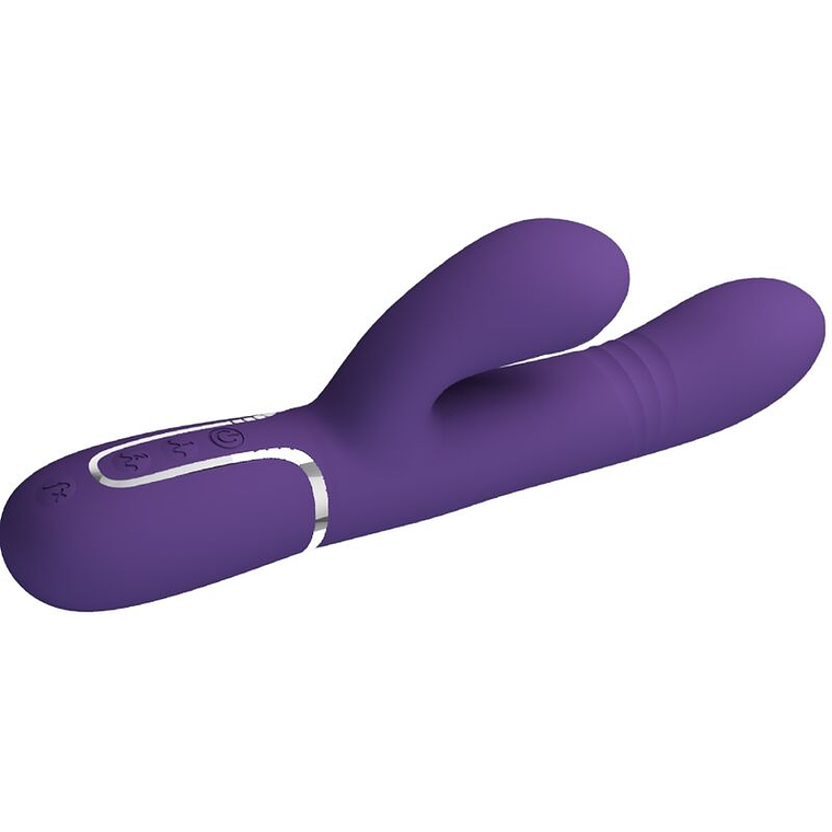 PRETTY LOVE - VIBRADOR MULTIFUNÇÃO G-SPOT ROXO 1