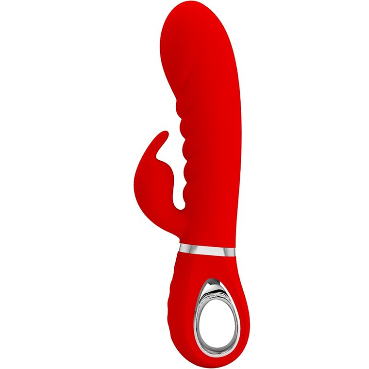 PRETTY LOVE - VIBRADOR PRESCOTT MULTIFUNO G-SPOT VERMELHO 1