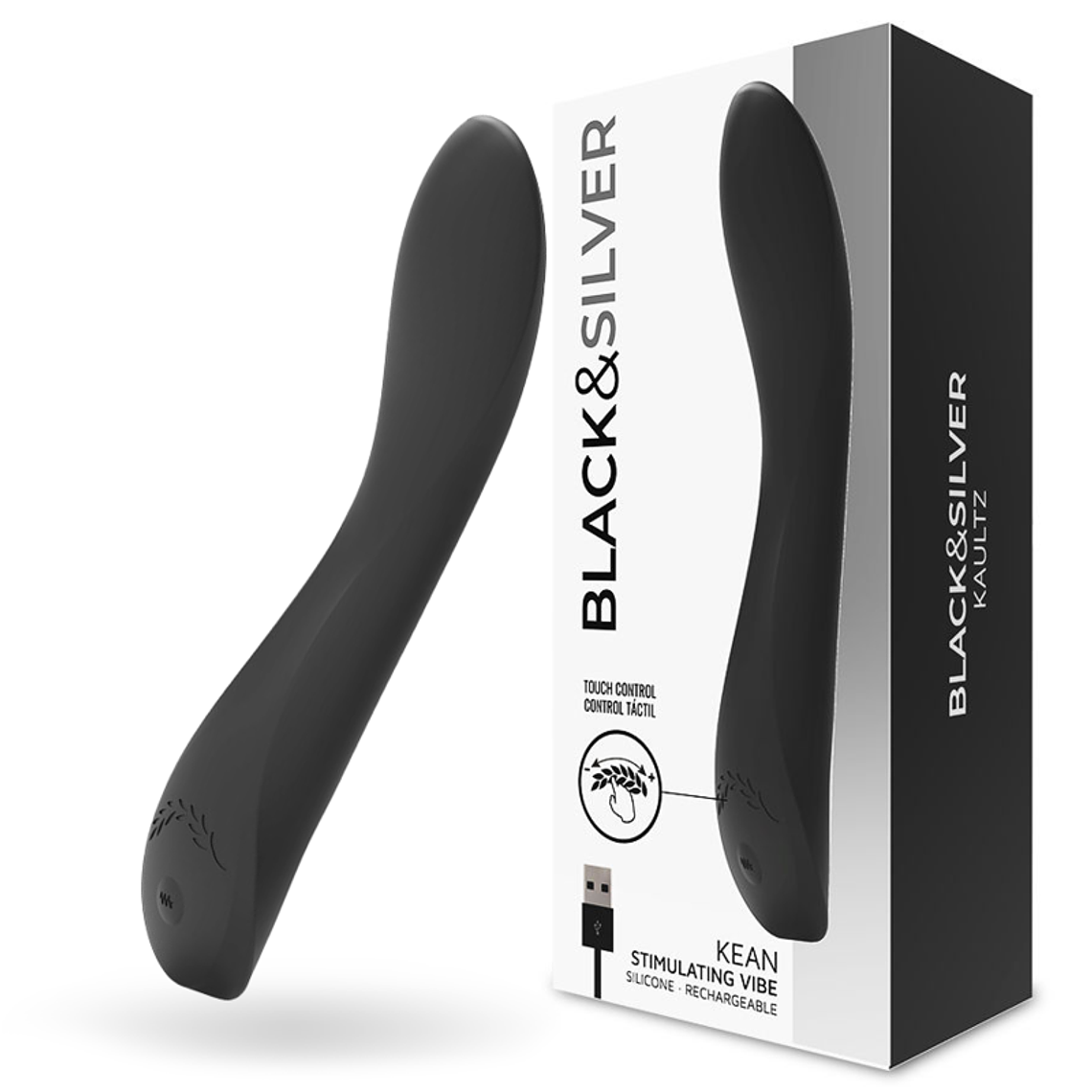 BLACK&SILVER - CONTROLE DE TOQUE DO VIBRADOR KEAN 1