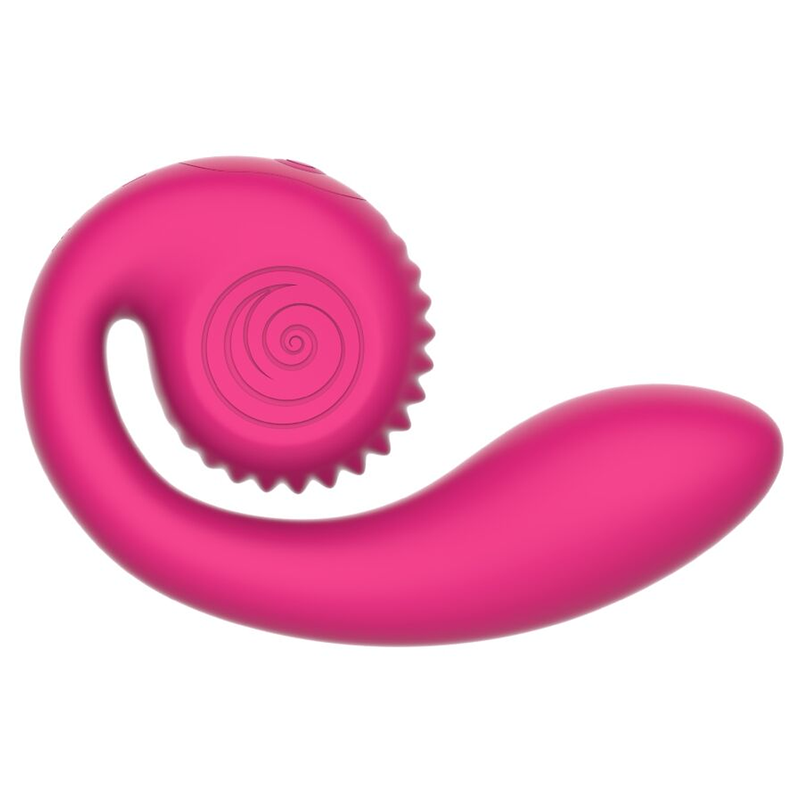 SNAIL VIBE - GIZI LITE VIBRADOR ROSA DUPLO PARA PONTO G E CLITÓRIS 1