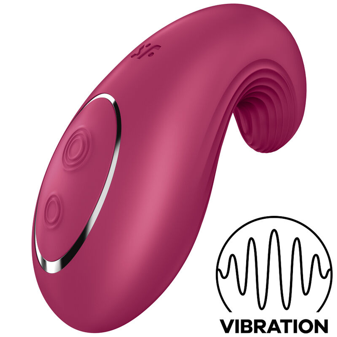 SATISFYER - VIBRADOR LAY-ON DIPPING DELIGHT VERMELHO 1