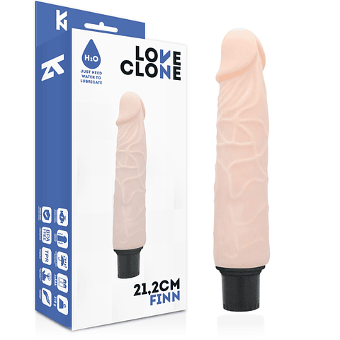 LOVECLONE - VIBRADOR AUTO LUBRIFICANTE FINN 21.2 CM -O- 3.8 CM