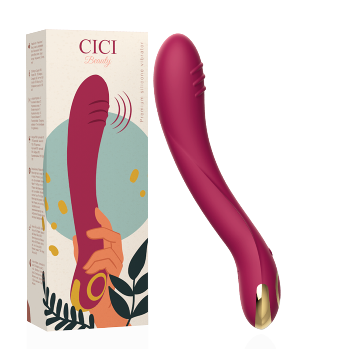 CICI BEAUTY - PREMIUM SILICONE G-SPOT VIBRADOR 1