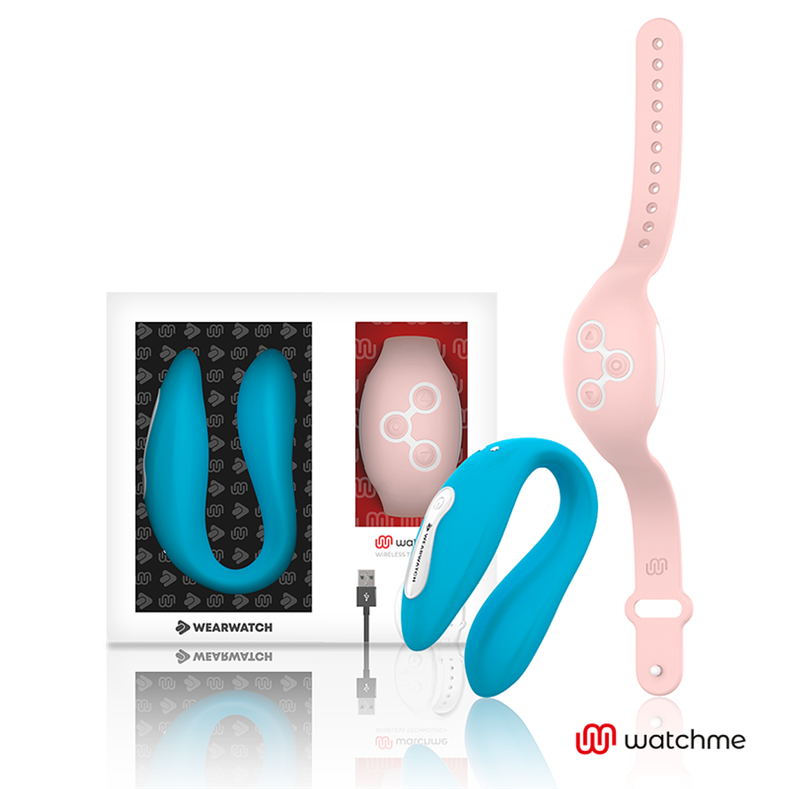 WEARWATCH - VIBRADOR WATCHME DUAL TECHNOLOGY INDIGO / ROSA 1
