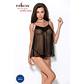 CAMISA DE NOITE E TANGA MELANIA PRETO EROTIC LINE PASSION - 40-42 L/XL - thumbnail 1