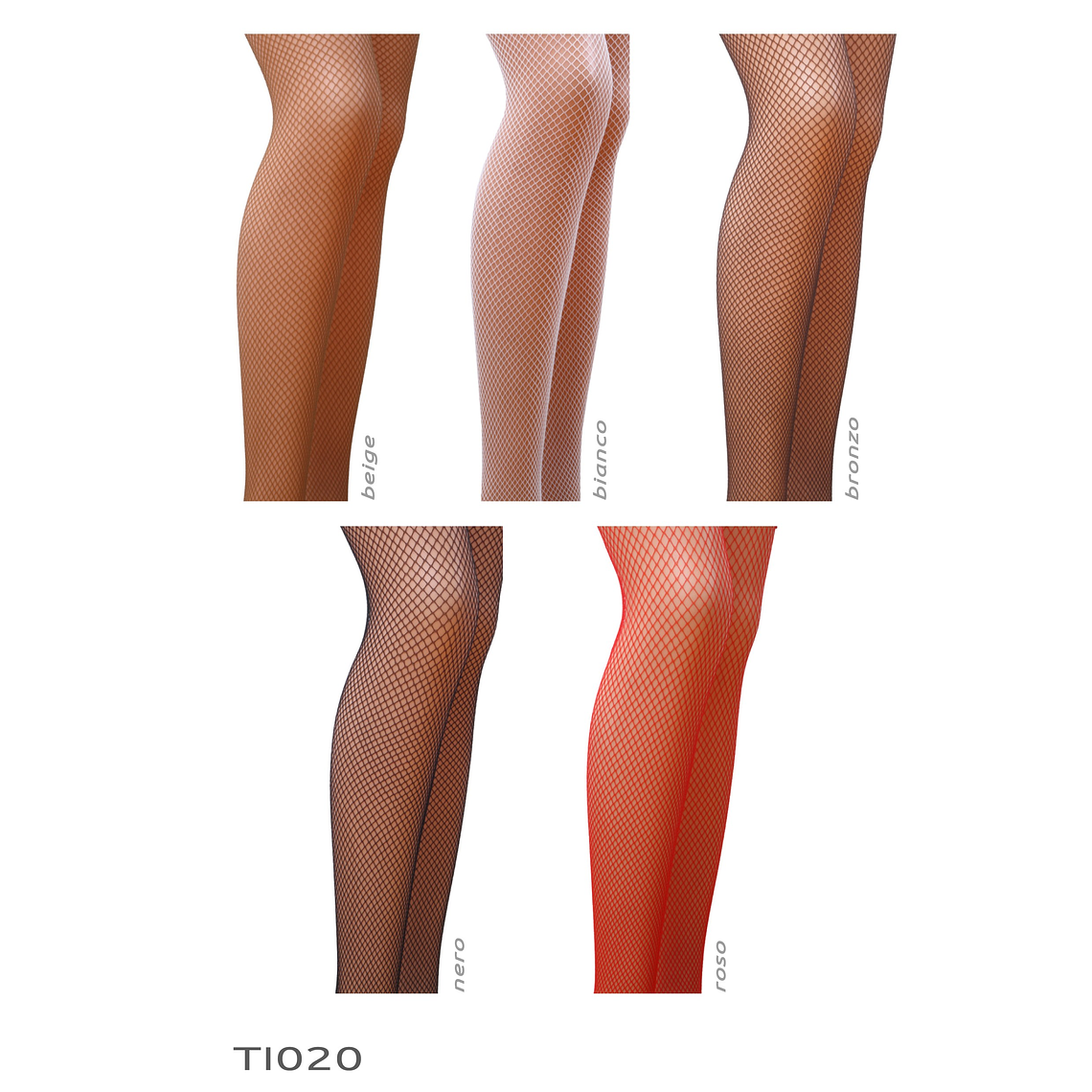 COLLANTS TI020 BRANCO (FISHNET) PASSION - 3/4 3