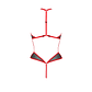 BODY SATARA VERMELHO EROTIC LINE PASSION - 40-42 L/XL - thumbnail 4