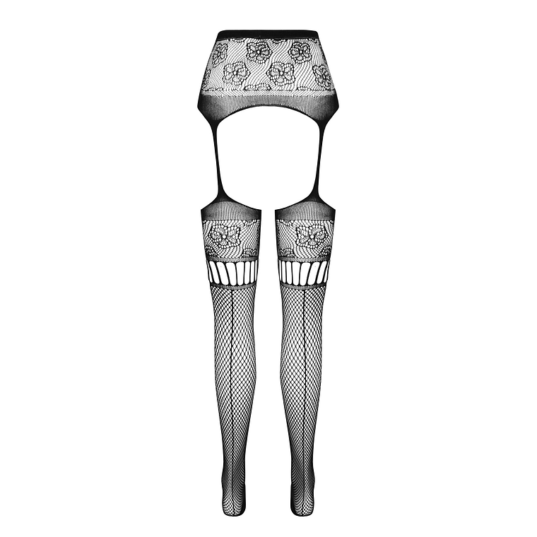 COLLANTS COM EFEITO DE LIGAS S030 PRETAS EROTIC LINE PASSION - T. ÚNICO 6