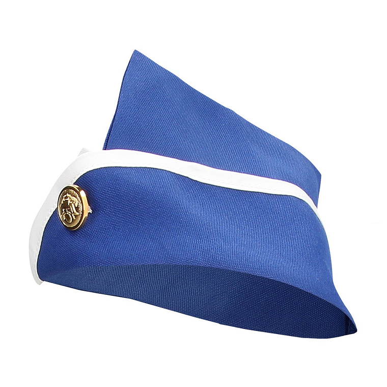 FANTASIA DE HOSPEDEIRA AZUL/BRANCO S-LINE  - 36-38 S/M 4