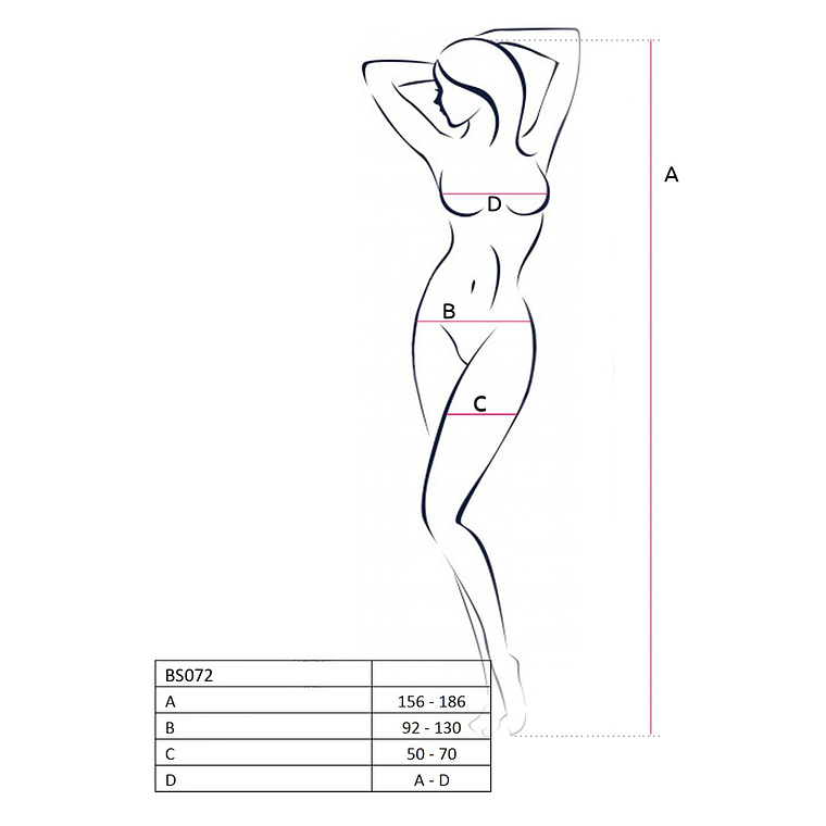 CATSUIT BS072 PRETO EROTIC LINE PASSION - T. ÚNICO 3