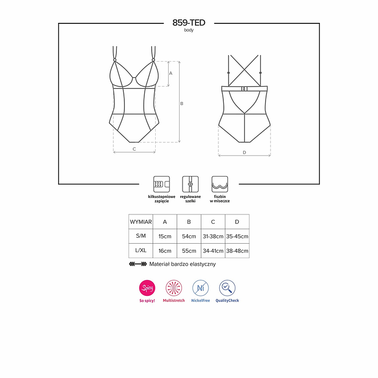 BODY 859-TED OBSESSIVE - 40-42 L/XL 5