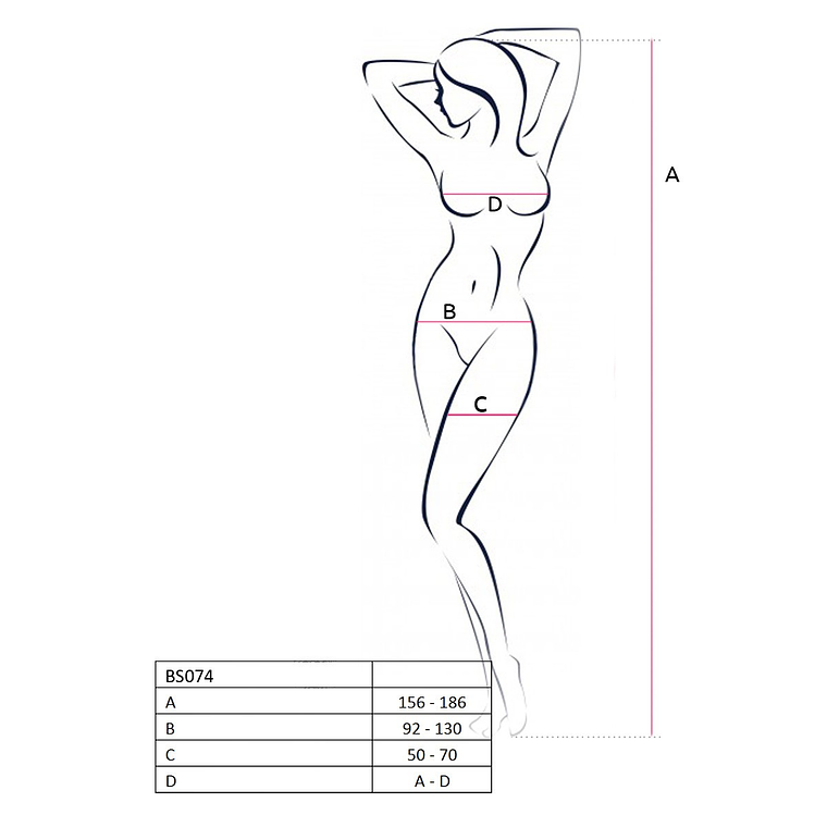 CATSUIT BS074 PRETO EROTIC LINE PASSION - T. ÚNICO 4