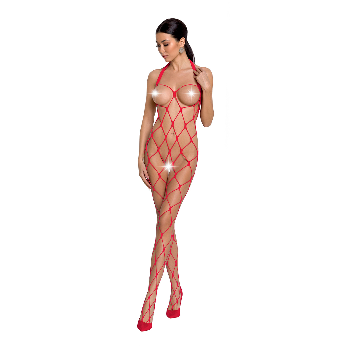 CATSUIT BS091 VERMELHO EROTIC LINE PASSION - T. ÚNICO 1