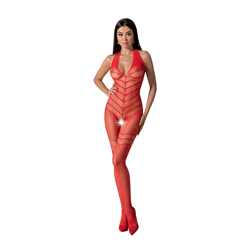 CATSUIT BS100 VERMELHO EROTIC LINE PASSION - T. ÚNICO
