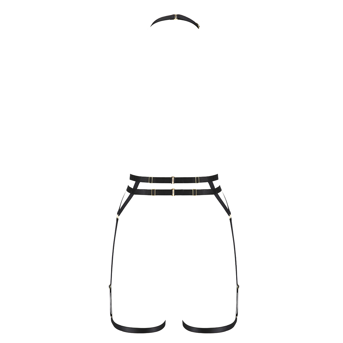 ARNÊS CORPORAL DENIRA PRETO DEVIL COLLECTION PASSION - 36-38 S/M 4