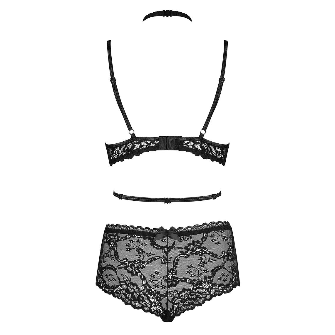 CONJUNTO RAQUELIA OBSESSIVE PRETO - 36-38 S/M 4