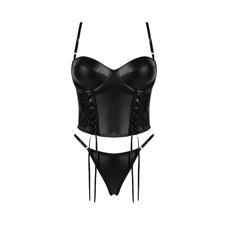 CONJUNTO DE 2 PEÇAS SASHA PRETO BEAUTY NIGHT FASHION - 40-42 L/XL 8