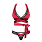 CONJUNTO SENSUELIA OBSESSIVE VERMELHO - 44 XXL - thumbnail 3