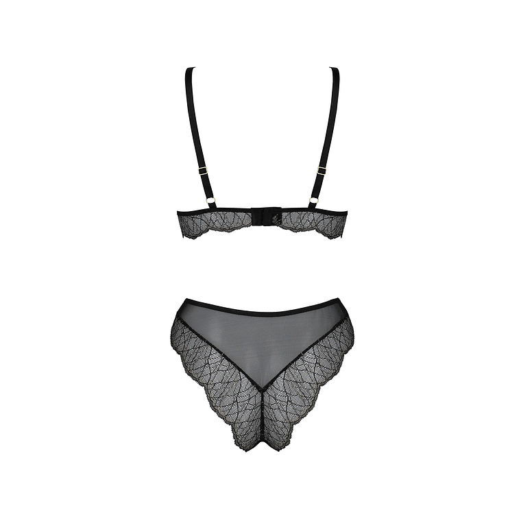 CONJUNTO DE 2 PEÇAS AMBERLY PRETO PASSION - 36-38 S/M 4