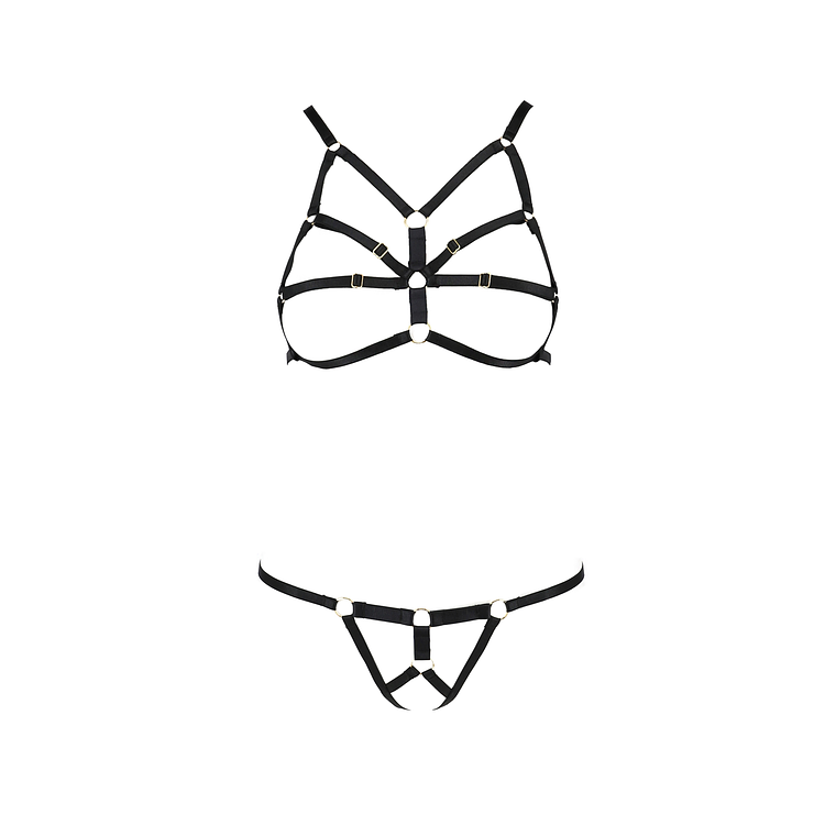 CONJUNTO DE 2 PEÇAS ARMANDA PRETO DEVIL COLLECTION PASSION - 36-38 S/M 3