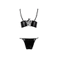 CONJUNTO DE 2 PEÇAS ASUNA PRETO EROTIC LINE PASSION - 44-46 XXL/3XL - thumbnail 2