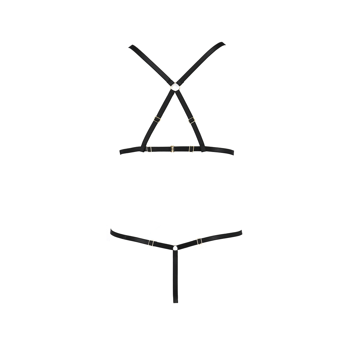 CONJUNTO DE 2 PEÇAS ARMANDA PRETO DEVIL COLLECTION PASSION - 36-38 S/M 4